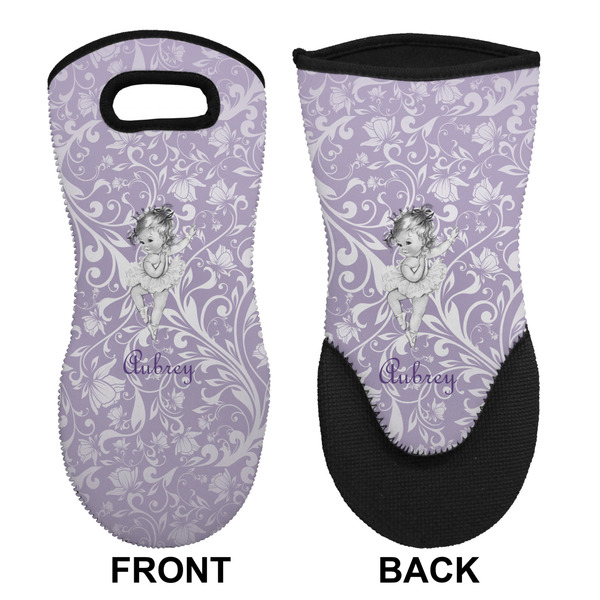 Ballerina Neoprene Oven Mitt (Front & Back)