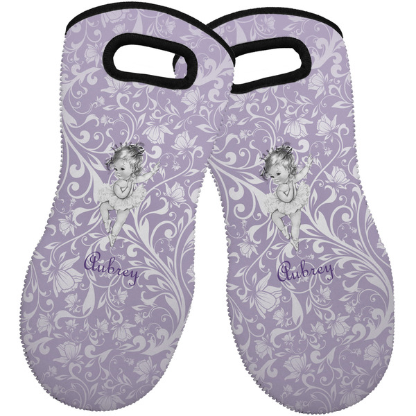 Ballerina Neoprene Oven Mitt -Set of 2 - Front