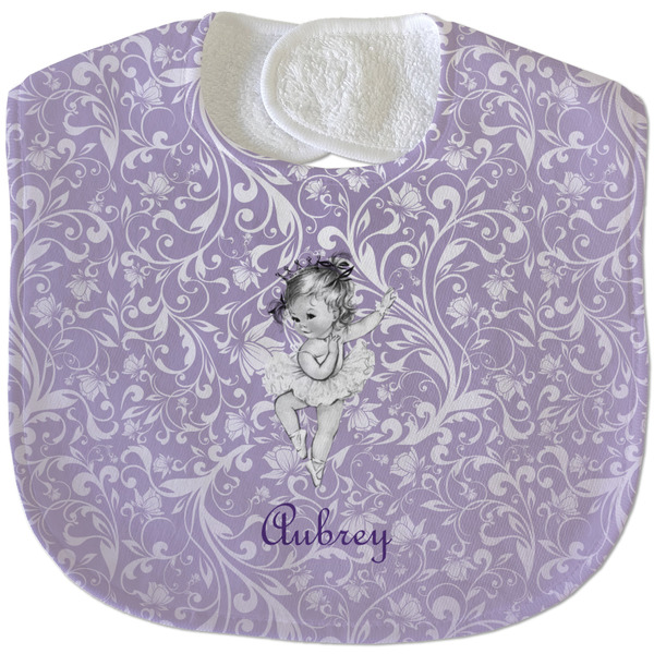 Ballerina New Baby Bib - Closed and Folded