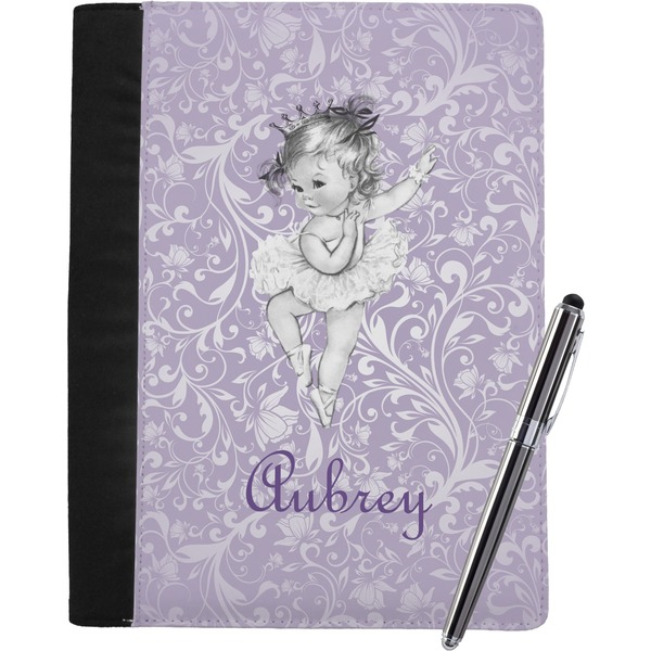 Custom Ballerina Notebook Padfolio - Large w/ Name or Text
