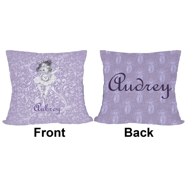 Ballerina Outdoor Pillow - 18x18