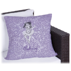 Ballerina Outdoor Pillow (Personalized)