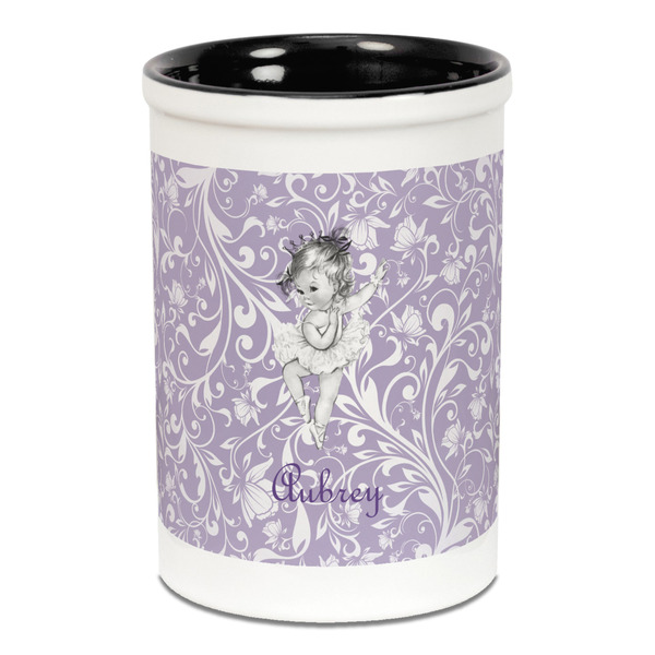 Ballerina Pencil Holder - Black
