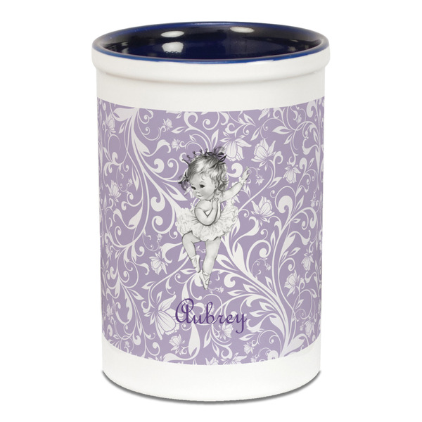 Ballerina Pencil Holder - Blue