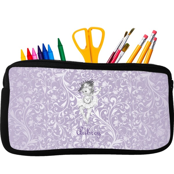 Custom Ballerina Neoprene Pencil Case (Personalized)