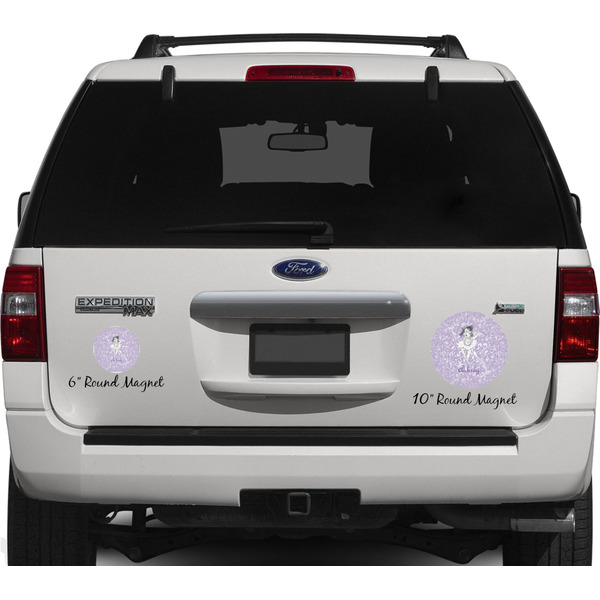 Ballerina Personalized Car Magnets on Ford Explorer