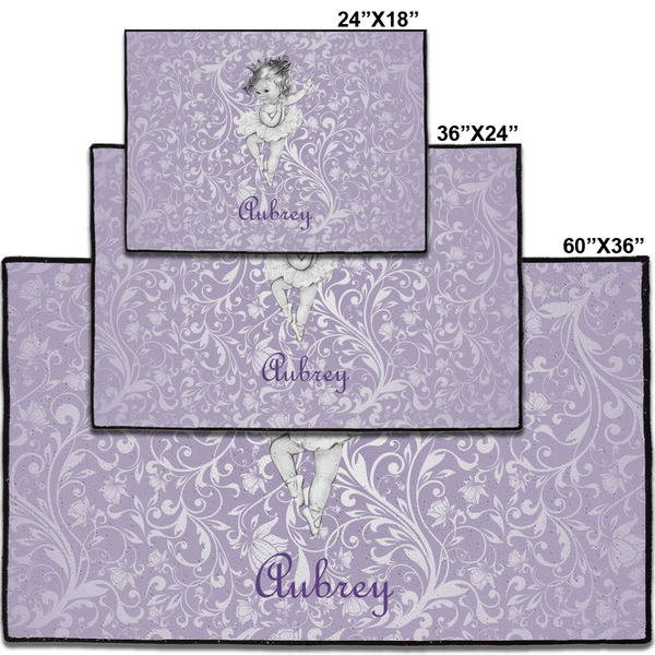 Ballerina Personalized Door Mat - Group Parent IMF