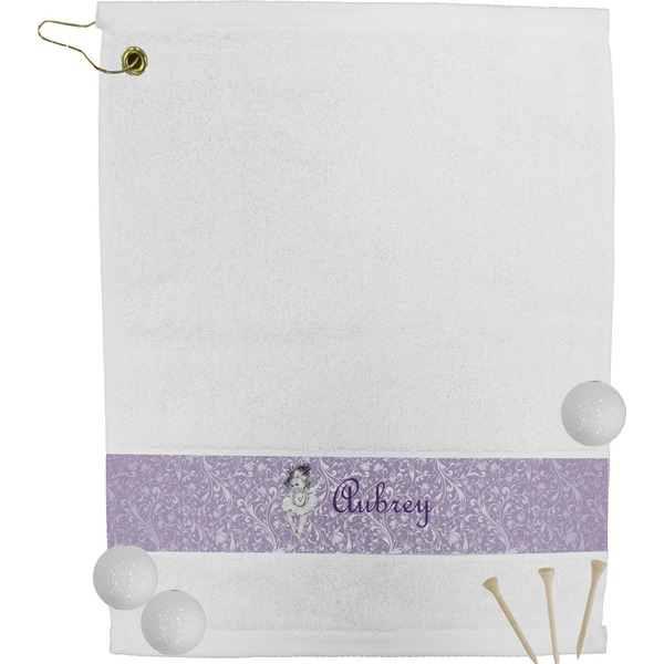 Custom Ballerina Golf Bag Towel (Personalized)