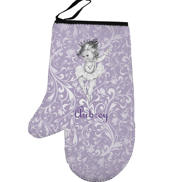 Ballerina Personalized Oven Mitt - Left