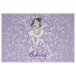 Ballerina Laminated Placemat w/ Name or Text