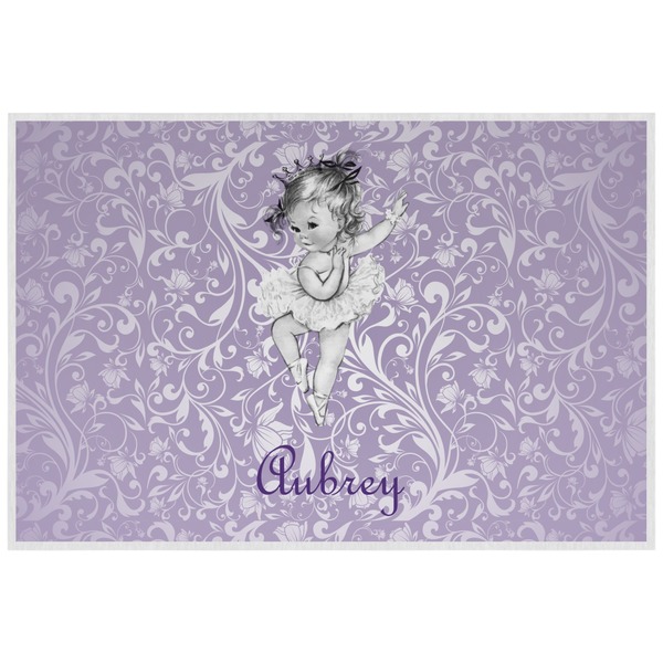 Custom Ballerina Laminated Placemat w/ Name or Text