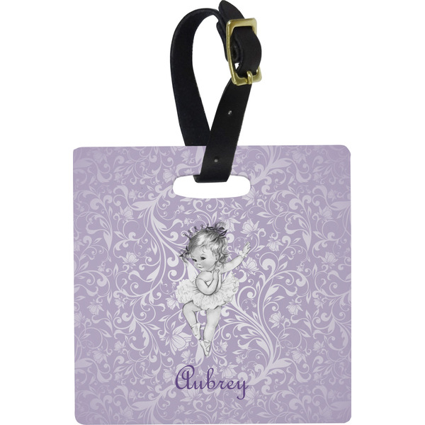 Ballerina Personalized Square Luggage Tag