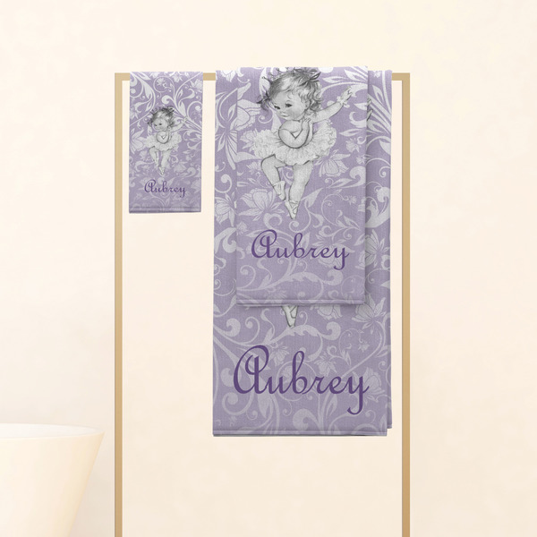 Ballerina Personalized Towel Set