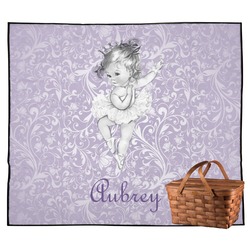 Ballerina Outdoor Picnic Blanket (Personalized)