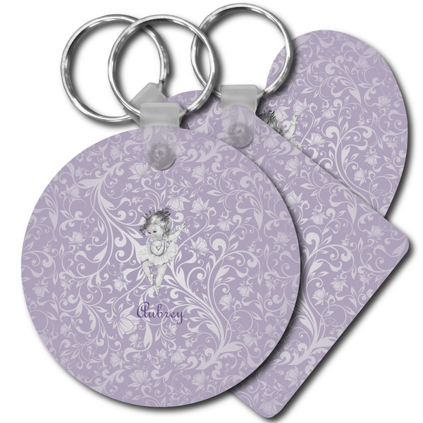 Custom Ballerina Plastic Keychain (Personalized)