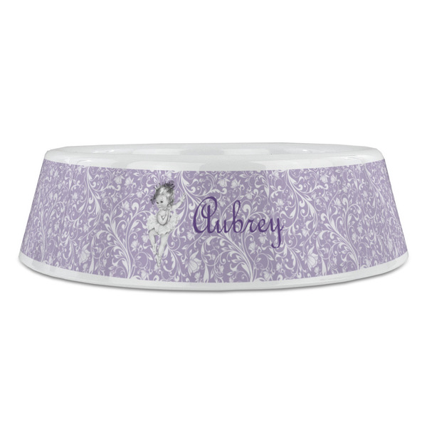 Ballerina Plastic Pet Bowls - Large - FRONT