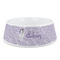 Ballerina Plastic Dog Bowl - Medium (Personalized)