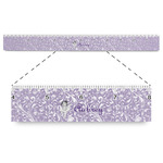 Ballerina Plastic Ruler - 12" (Personalized)