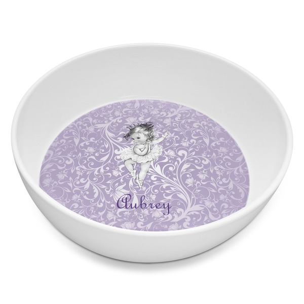 Custom Ballerina Melamine Bowl - 8 oz (Personalized)