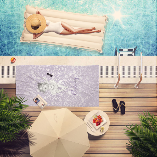 Ballerina Pool Towel Lifestyle