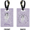 Ballerina Rectangle Luggage Tag (Front + Back)