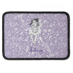 Ballerina Iron On Rectangle Patch w/ Name or Text