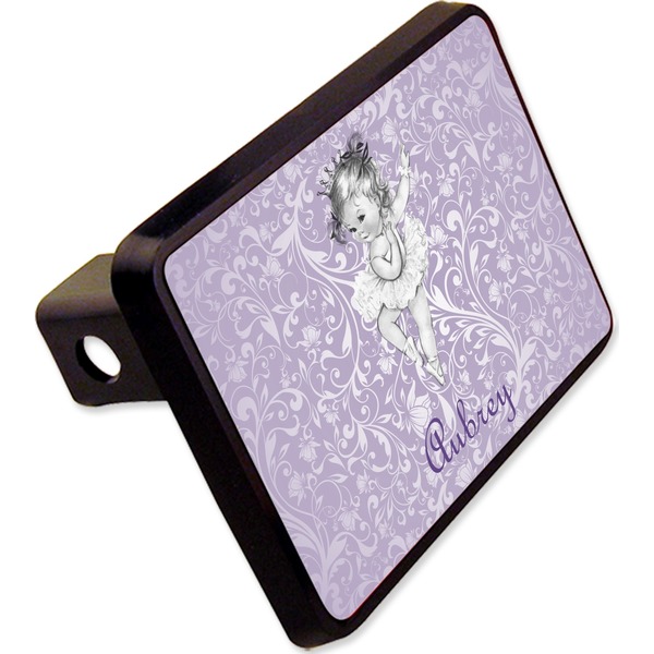 Custom Ballerina Rectangular Trailer Hitch Cover - 2" (Personalized)