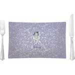 Ballerina Rectangular Glass Lunch / Dinner Plate - Single or Set (Personalized)