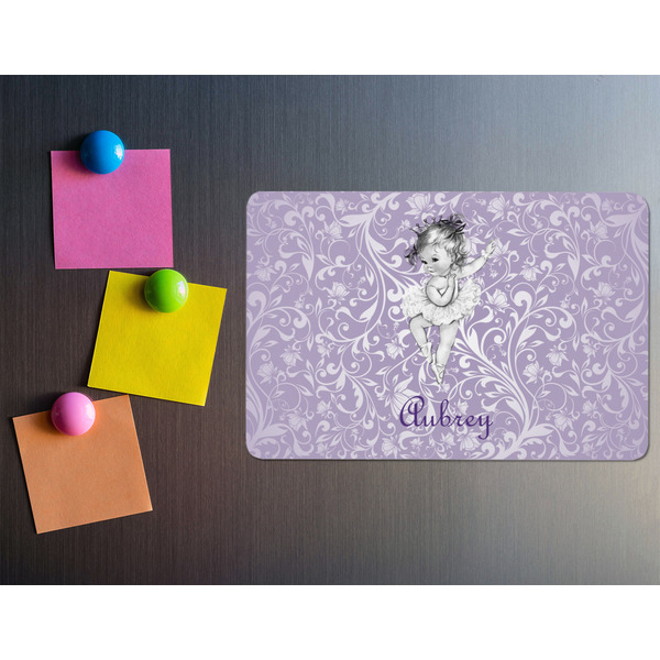 Ballerina Rectangular Fridge Magnet - LIFESTYLE