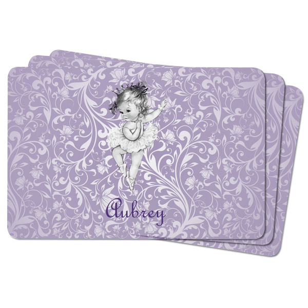Ballerina Rectangular Fridge Magnet - THREE