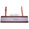 Ballerina Red Mahogany Nameplates with Business Card Holder - Straight