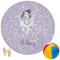Ballerina Round Beach Towel (Personalized)