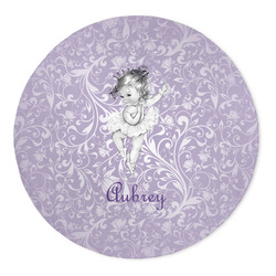 Ballerina 5' Round Indoor Area Rug (Personalized)