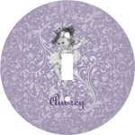 Ballerina Round Light Switch Cover (Personalized)