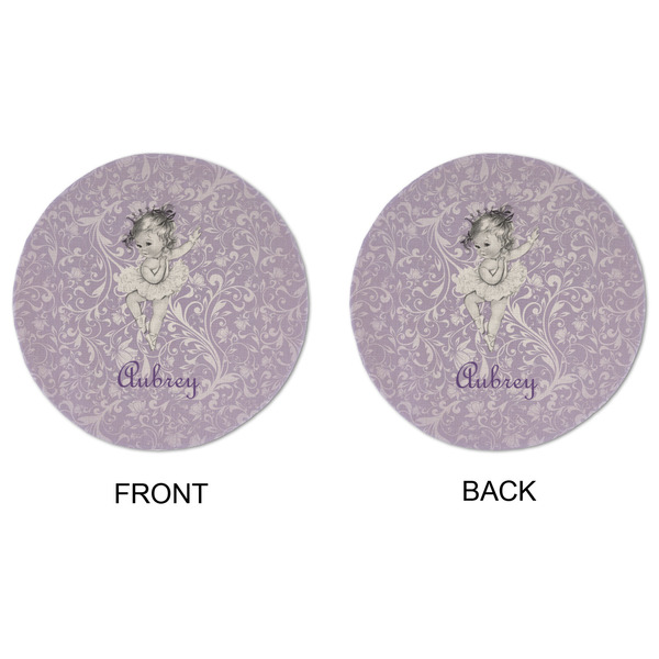 Ballerina Round Linen Placemats - APPROVAL (double sided)