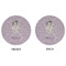 Ballerina Round Linen Placemats - APPROVAL (double sided)