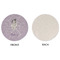 Ballerina Round Linen Placemats - APPROVAL (single sided)