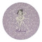 Ballerina Round Linen Placemats - FRONT (Single Sided)