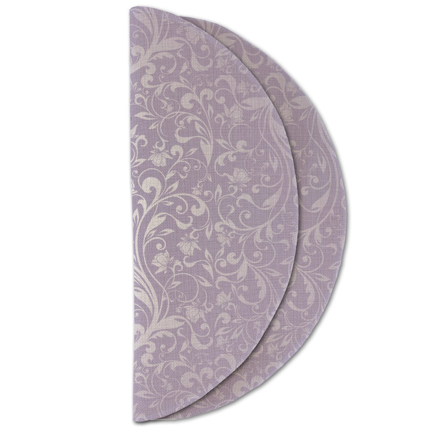 Ballerina Round Linen Placemats - HALF FOLDED (double sided)