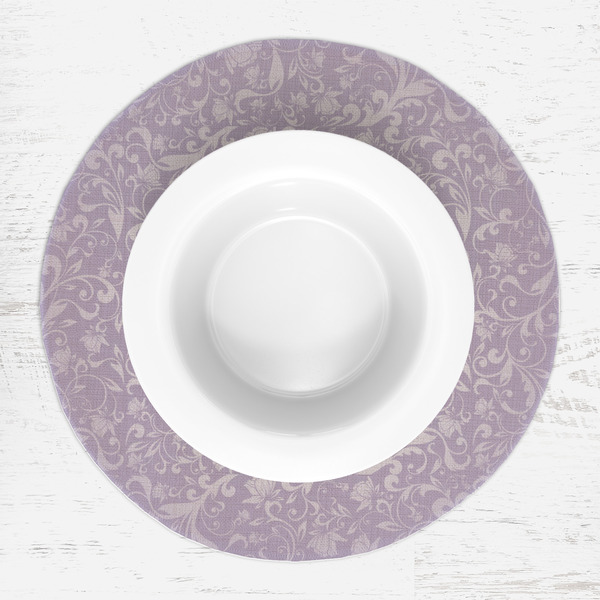 Ballerina Round Linen Placemats - LIFESTYLE (single)