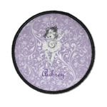 Ballerina Iron On Round Patch w/ Name or Text