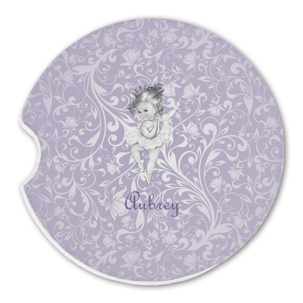 Ballerina Sandstone Car Coaster - Single