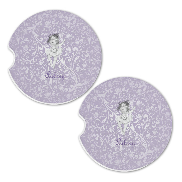Ballerina Sandstone Car Coasters - Set of 2