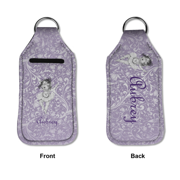 Ballerina Sanitizer Holder Keychain - Large APPROVAL (Flat)