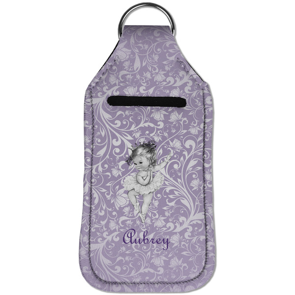 Ballerina Sanitizer Holder Keychain - Large (Front)