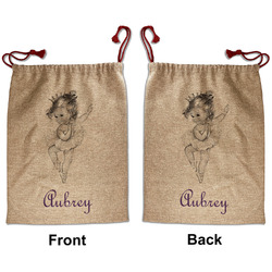 Ballerina Santa Sack - Front & Back (Personalized)
