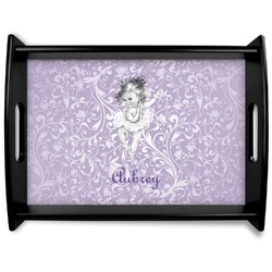 Ballerina Black Wooden Tray - Large (Personalized)
