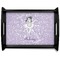 Ballerina Black Wooden Tray - Large (Personalized)