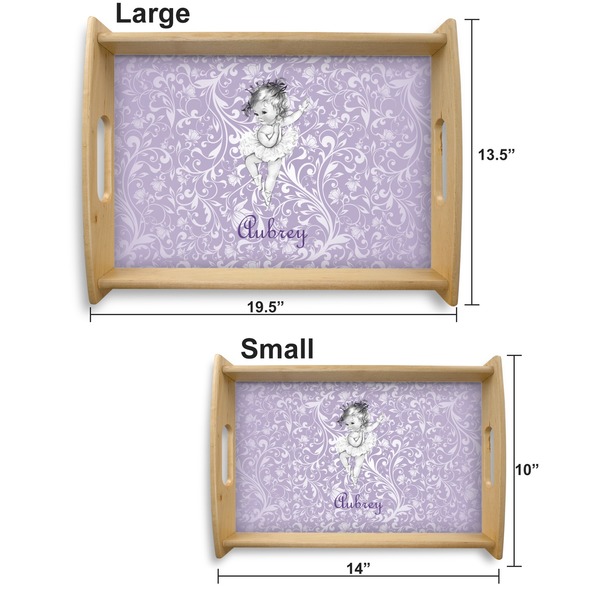 Ballerina Serving Tray Wood Sizes