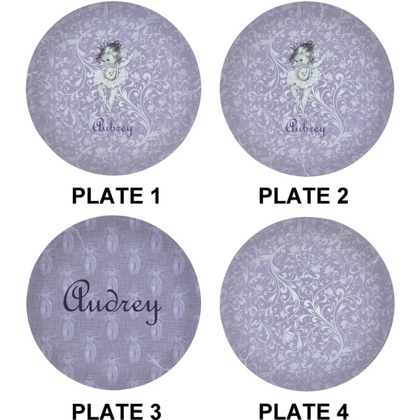 Ballerina Set of Lunch / Dinner Plates (Approval)